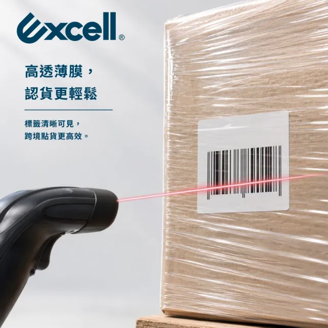 【Excell.tw】4入 PE伸縮膜 50cm寬250M長 棧板膠膜 拉伸膜 棧板纏繞 工業包裝膜 工業用 包裝耗材 搬家用膜