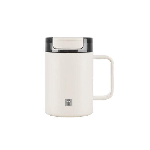 【ZWILLING 德國雙人】THERMO PLUS 316L不鏽鋼保溫保冰馬克杯380ml-奶油白(德國雙人牌集團官方直營)