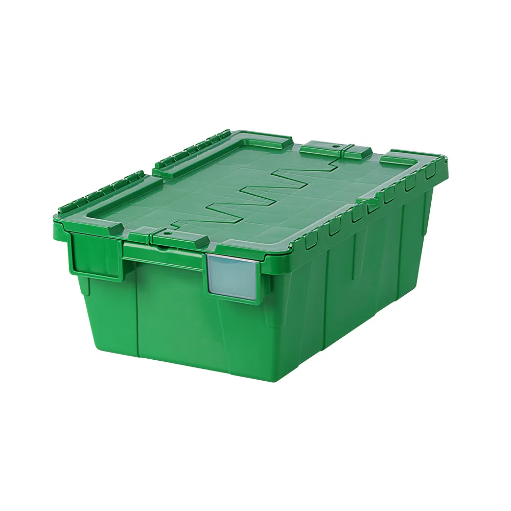 【KEYWAY 聯府】克勒斯2號物流箱-4入 綠(搬運箱 運輸箱 收納箱 MIT台灣製造)