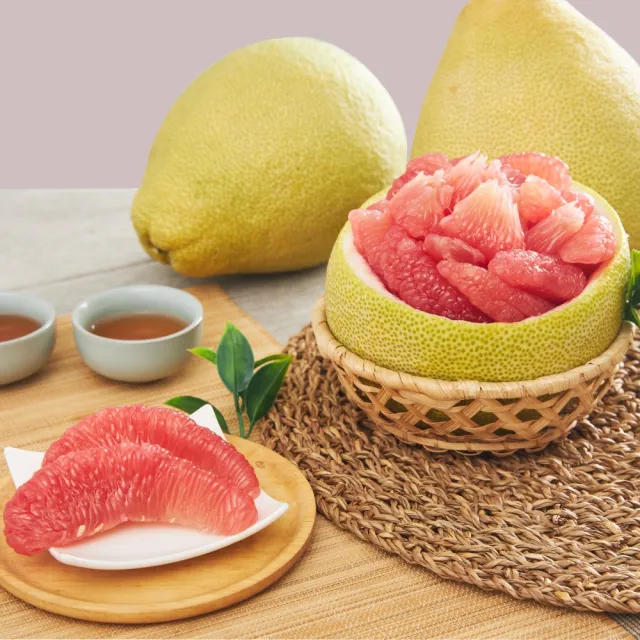 【黑貓嚴選】《李文粒果園》麻豆紅柚3kg(2-4入/箱 60年老欉 產地直送 中秋 柚子 禮盒)
