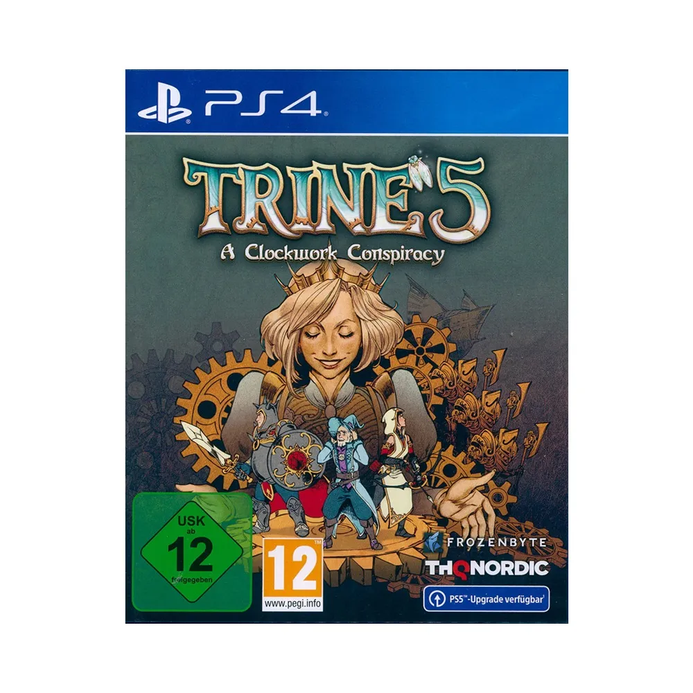 【SONY 索尼】PS4 狩魔師5：發條陰謀 Trine 5: A Clockwork(中英日文歐版 可免費升級PS5版本)