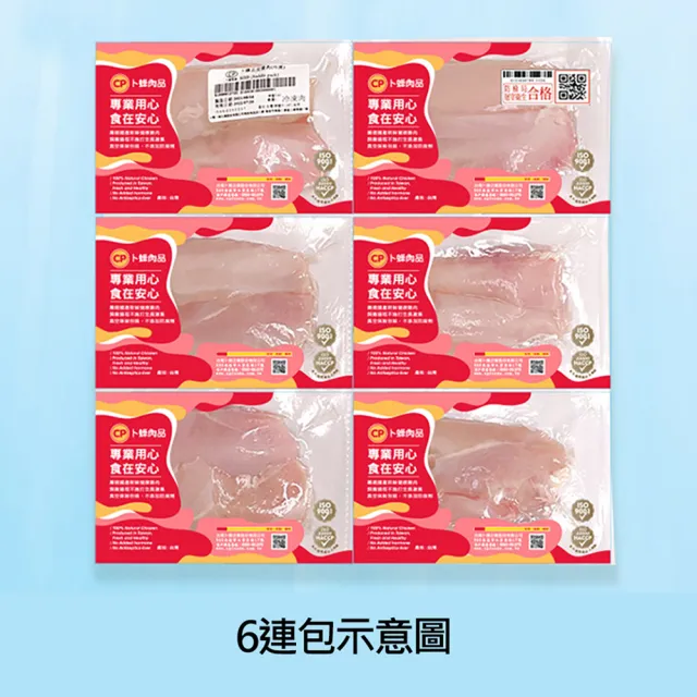 【卜蜂】急凍生鮮 去骨帶皮雞腿肉-去腳踝 真空6連包x4組(2.7kg/組_團購.居家料理.燉煮炒)