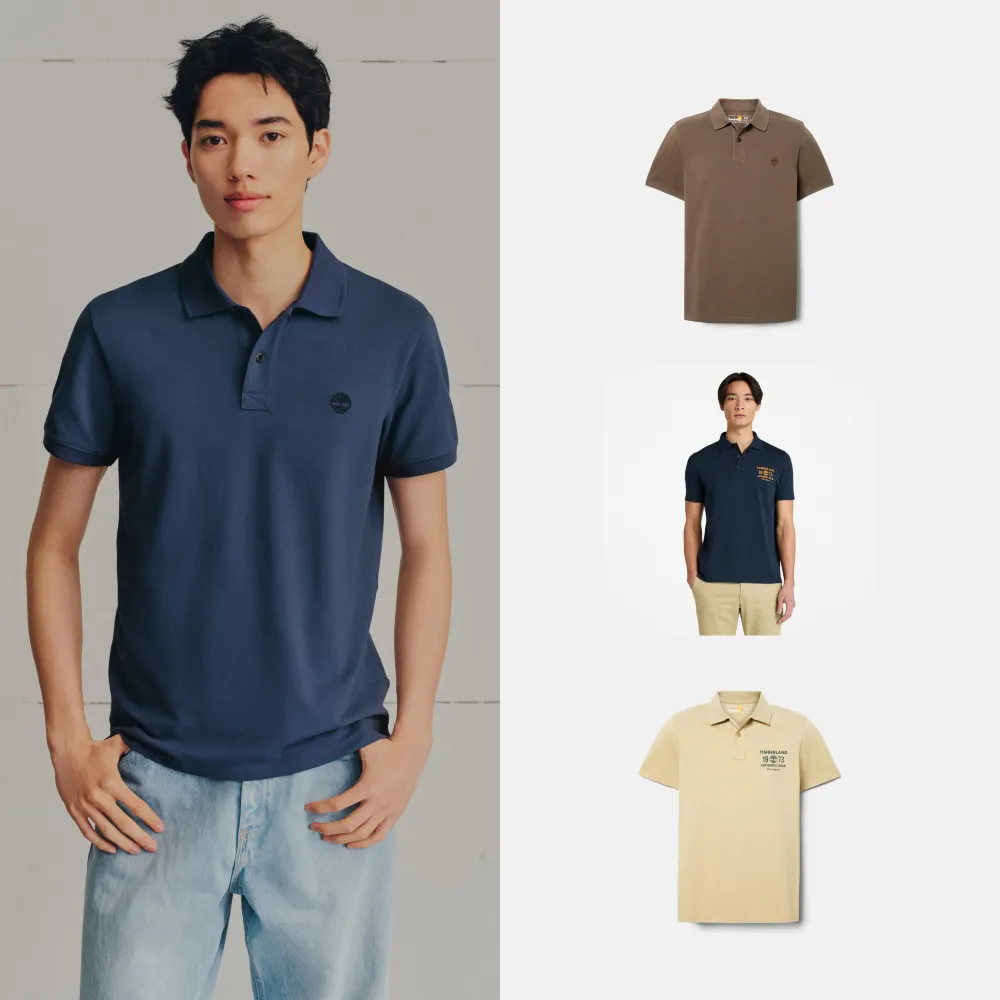 【Timberland】精選休閒短袖POLO衫 男(多款任選)