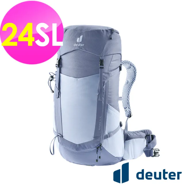 【deuter】FUTURA透氣網架背包24SL(3400526水藍/戶外旅遊/日常休閒/旅行/登山健行)
