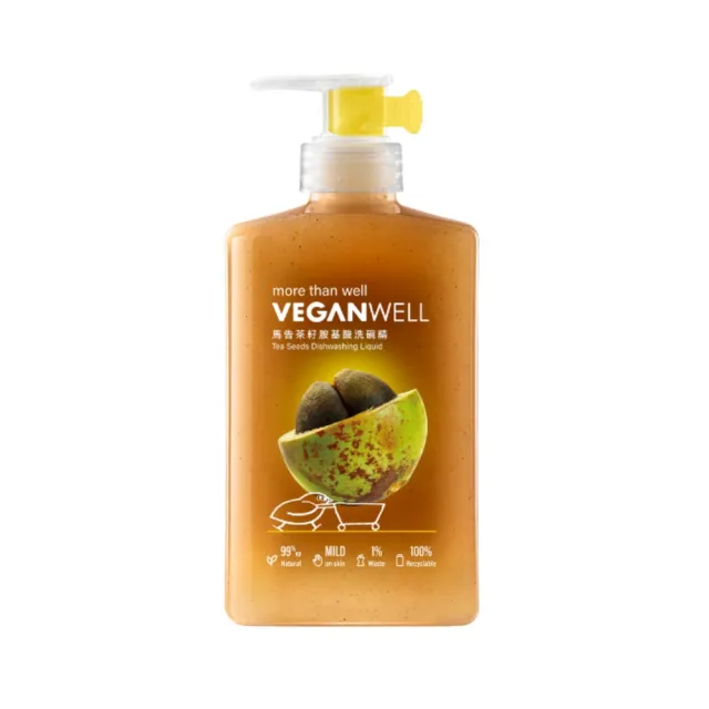 【VEGANWELL】馬告茶籽胺基酸洗碗精500mL