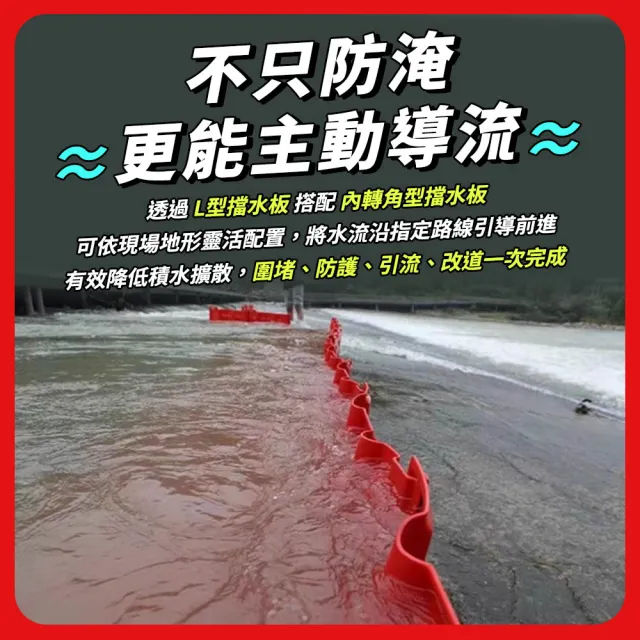 緊急擋水牆 防洪擋水板 L型擋水板 轉角擋板 內轉角擋水板 防洪板 集水器 618-WPW706852L