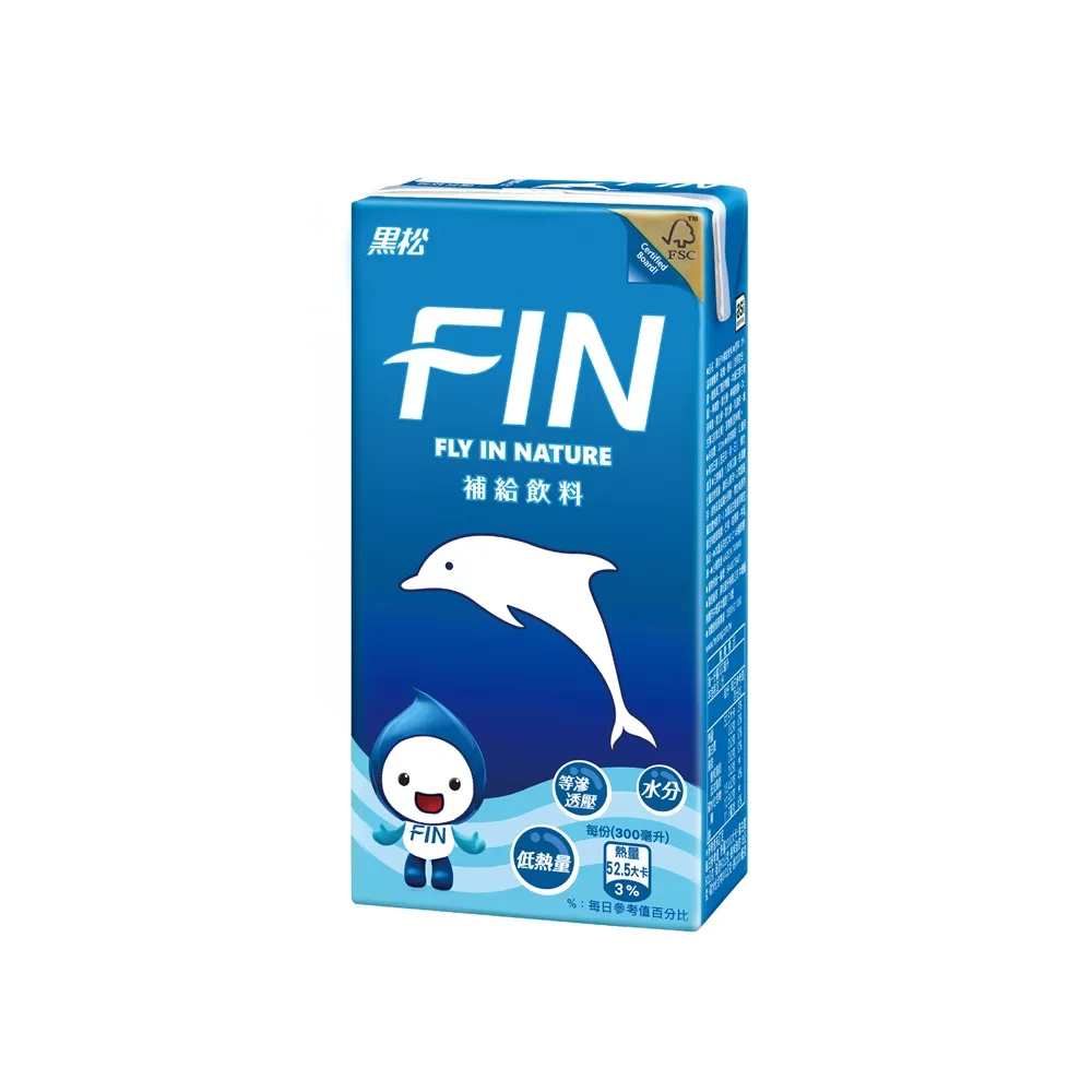 【黑松】黑松FIN補給飲料PKL300mlx24入/箱