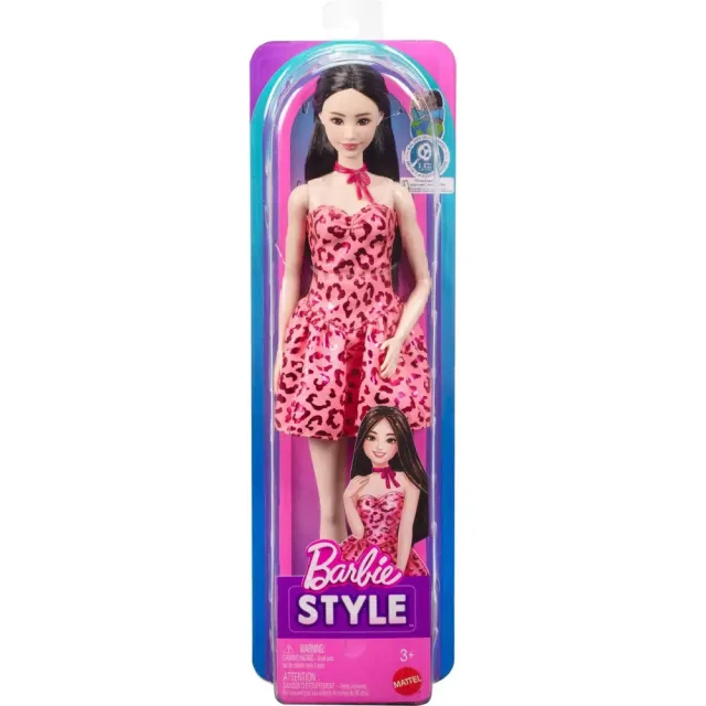 【MATTEL 美泰兒】芭比 - 時尚達人粉紅豹紋