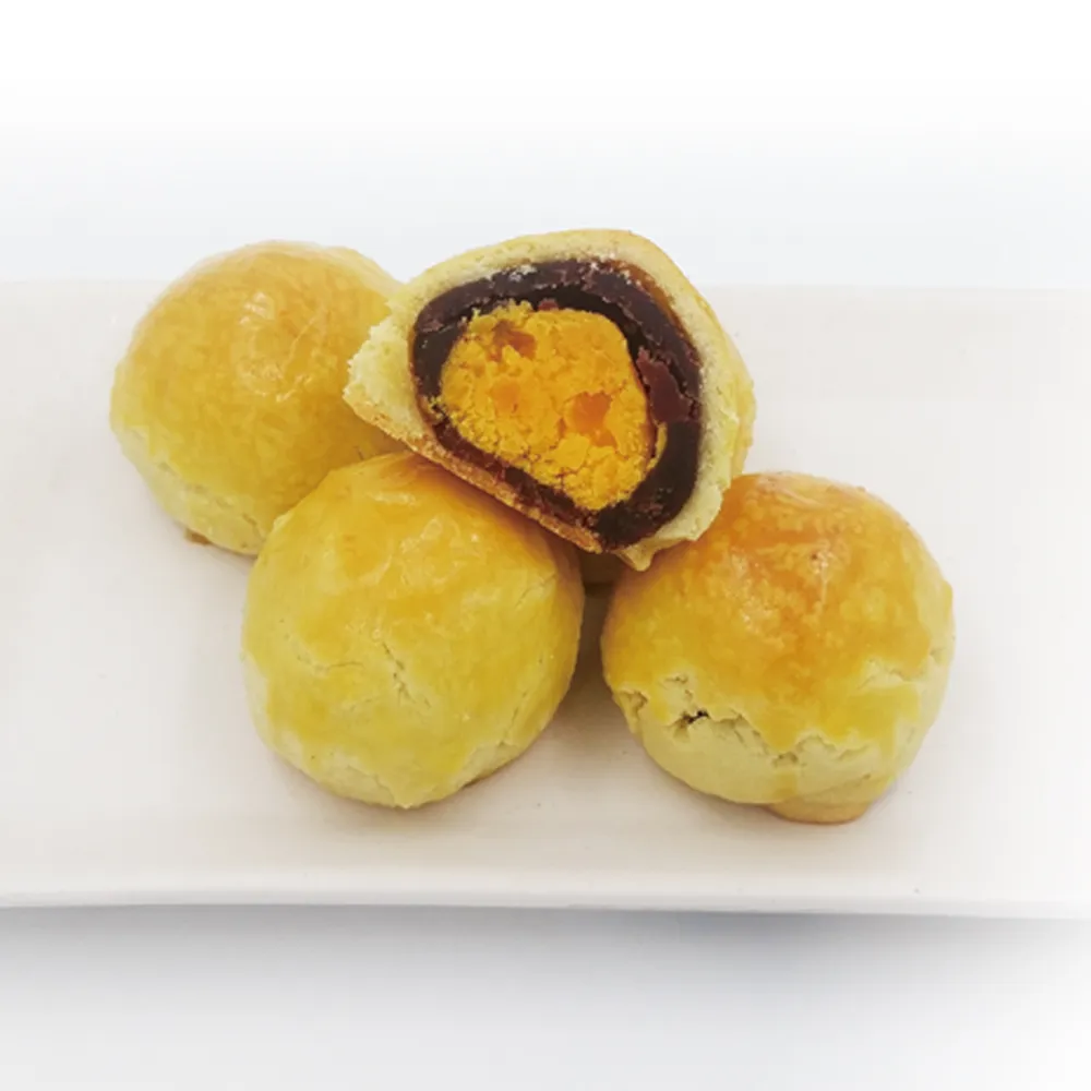 【格麥蛋糕】超人氣菠蘿蛋黃酥手提禮盒/10入*1盒(下午茶點/辦公室團購/人氣美食/點心/手工餅乾)_年菜 年節 