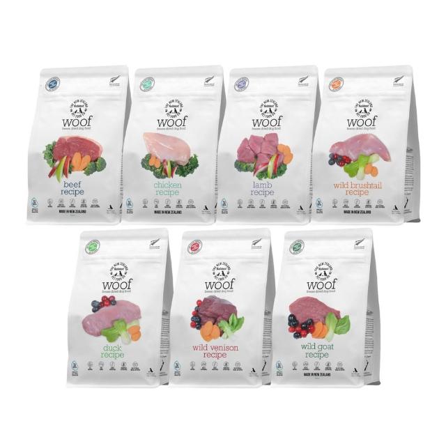 【NZ Natural】woof狗狗冷凍乾燥生食餐1kg(紐西蘭 冷凍乾燥 天然食材 凍乾)