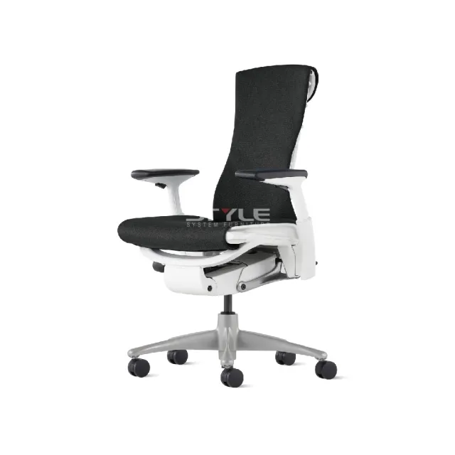 【Herman Miller】Embody 中厚布 - 白框黑布｜世代家具｜原廠授權代理商(人體工學椅/電腦椅)