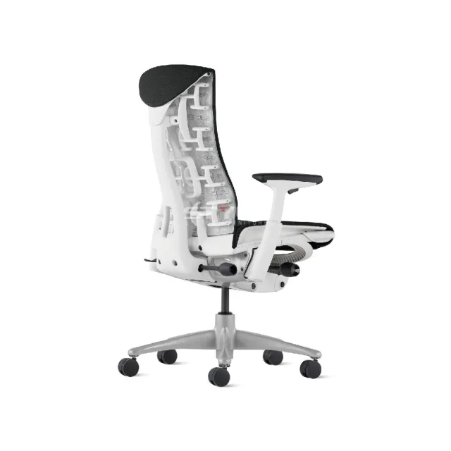 【Herman Miller】Embody 中厚布 - 白框黑布｜世代家具｜原廠授權代理商(人體工學椅/電腦椅)
