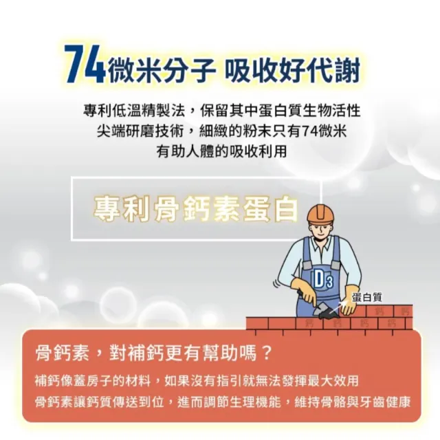 【vigoway 威客維】威鈣素微泡口嚼錠 60粒/盒