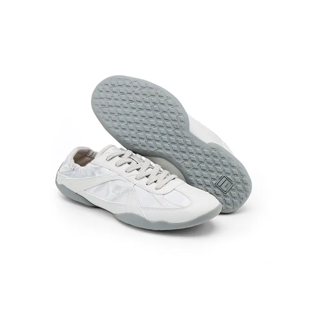 【FILA】#韓韶禧代言款 GLIO 中性休閒鞋 德訓鞋 芭蕾鞋-銀 (4-C605A-031)