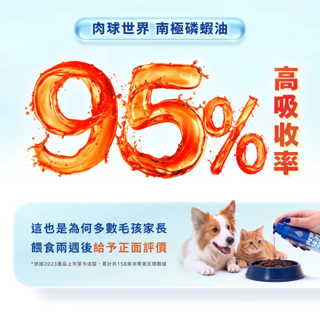 【PAW PAW LAND 肉球世界】南極磷蝦油 50ml×1入(貓狗保健/皮毛保健/OMEGA 3/蝦紅素/DHA)