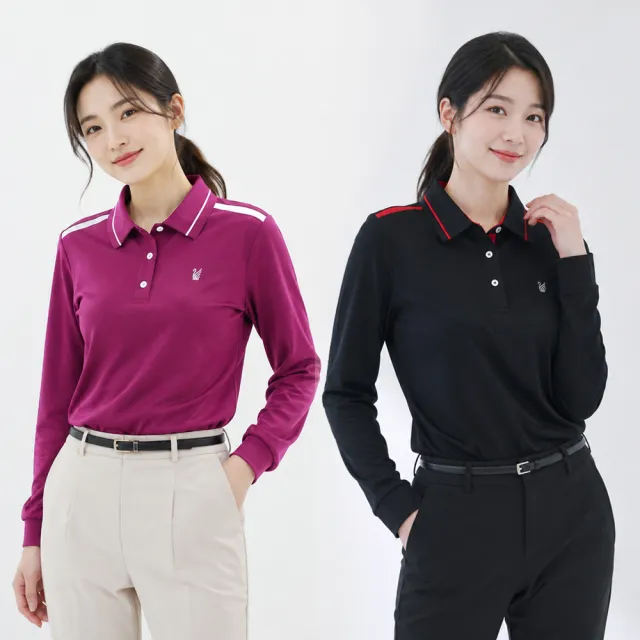 【遊遍天下】女款抗UV防曬涼感吸濕排汗機能長袖POLO衫GL1039 多色(M-5L 大尺碼)