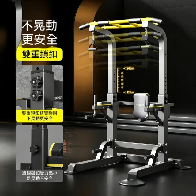 【匠俱】家用引體向上單槓 室內一體槓架 多功能吊槓訓練架 居家腹肌胸肌鍛煉綜合健身器材（升級方鋼主架）