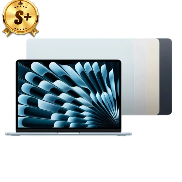 【Apple】S+級福利品 MacBook Air 13.6吋 M5 10核心CPU 10核心GPU 16G/1TB SSD 台版官方整新機(99成新)