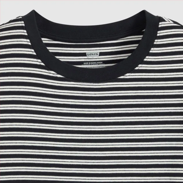 【LEVIS】ROSE 朴彩英同款 條紋長袖T恤 / 微彈性 女生上衣 人氣新品 008SS-0001