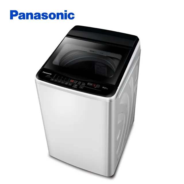 【Panasonic 國際牌】家電快配★9公斤直立式洗衣機-象牙白(NA-90EB-W)