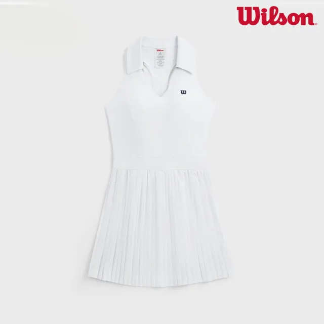【WILSON】Sports Dress Bright White 女款 服飾 連身裙 白色 WE00341W001001