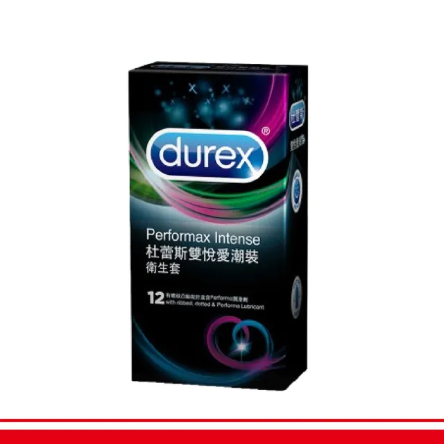 【Durex杜蕾斯】★雙悅愛潮型保險套12入/盒
