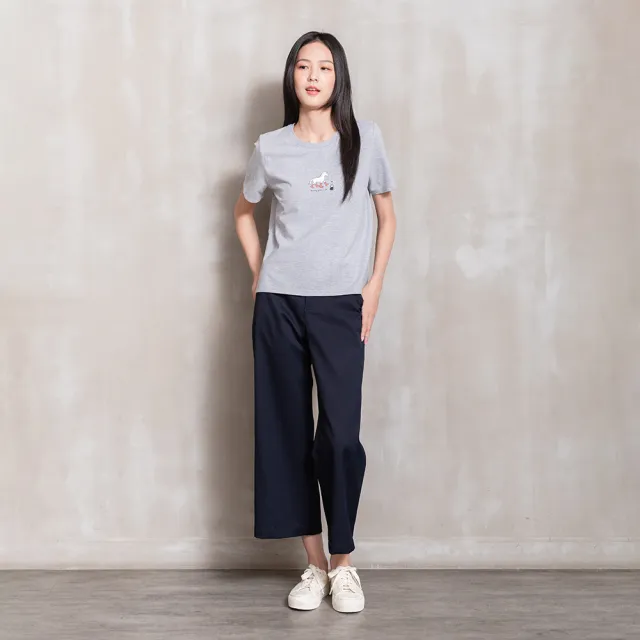 【perng yuh 芃諭名品】*自在適感 斜紋 九分寬管褲(2026 AW Collection|5C秋冬新品上市)