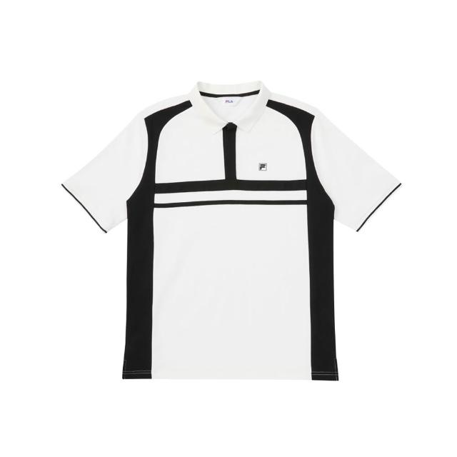 【FILA】男短袖POLO衫-黑色 1POA-5001-BK