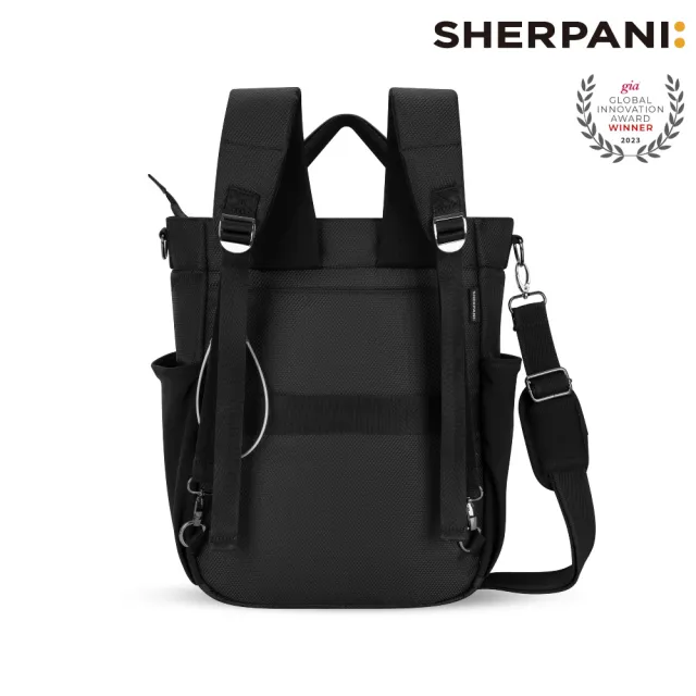 【Sherpani】雙11 RFID 防盜多功能托特包 26I Soleil AT 18L｜黑色 (RFID屏蔽 15吋筆電適用)