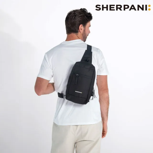 【Sherpani】雙11 RFID 防盜多功能斜背包 26I Metro AT 5L｜黑色 (RFID屏蔽 斜肩包)