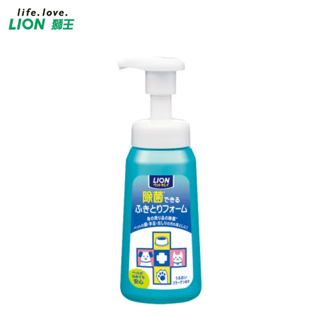 【LION 獅王】可除菌免免洗泡泡慕斯 250ml*2入組(LI00209)