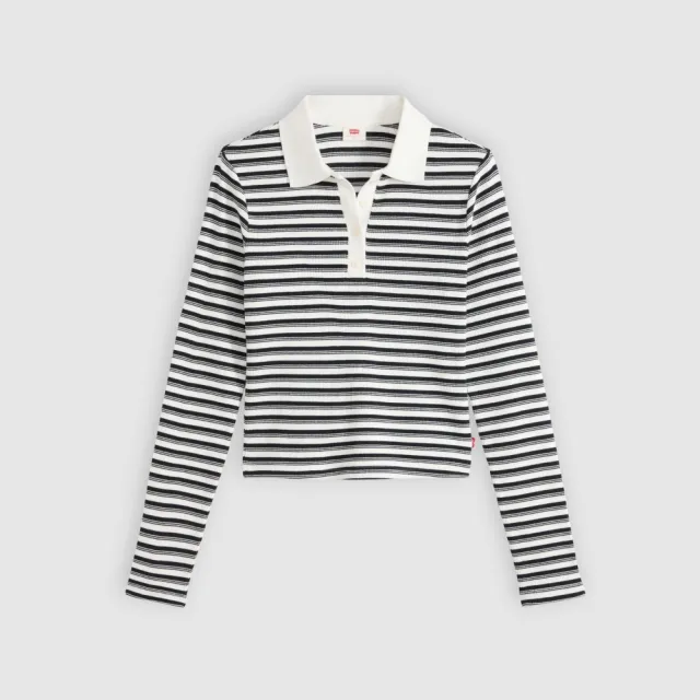 【LEVIS】莫代爾Polo衫 / 微彈性 女生上衣 人氣新品 0087H-0002