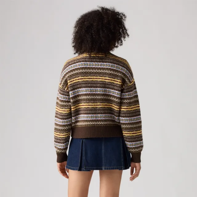 【LEVIS】針織開襟外套 / 羊毛混紡 女生上衣 人氣新品 007VG-0003