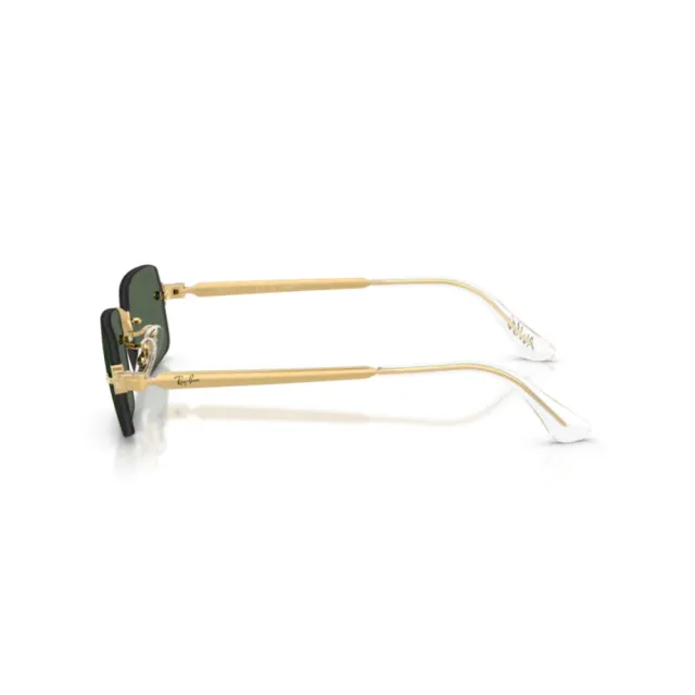【RayBan 雷朋】方框太陽眼鏡/芒金|深綠色#RB3928 00171-54mm 5807