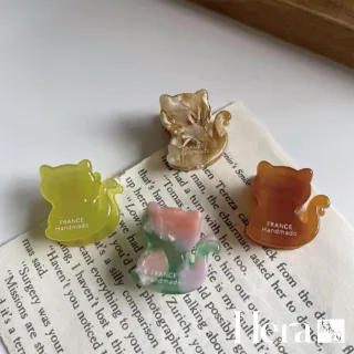 【HERA 赫拉】韓國可愛貓咪迷你邊夾十入組 H115080702(貓咪 邊夾 十入組)