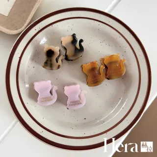 【HERA 赫拉】韓國可愛貓咪迷你邊夾十入組 H115080702(貓咪 邊夾 十入組)