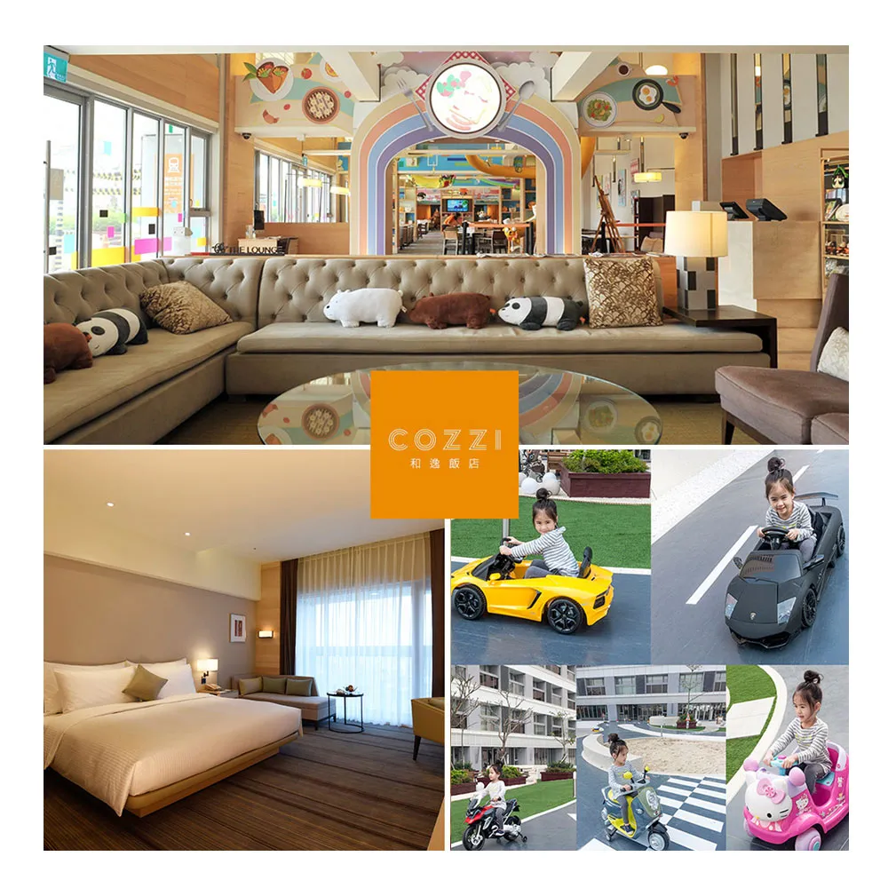【台南和逸飯店HOTEL COZZI】暑假適用!2大2幼舒適雙人房含早餐★贈下午茶2客