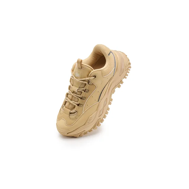 【FILA】TWINE MAX v2 女休閒鞋 厚底老爹鞋 -米 (5-C626A-260)