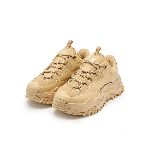 【FILA】TWINE MAX v2 女休閒鞋 厚底老爹鞋 -米 (5-C626A-260)