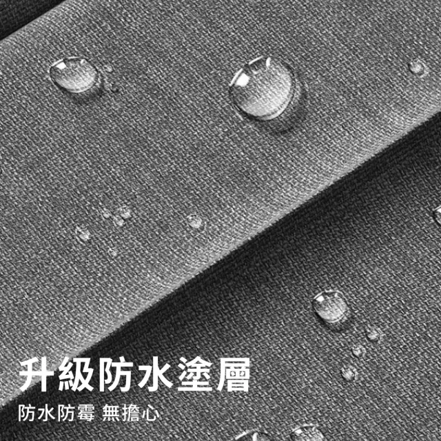 【YIGNW】免打孔衛生間隔斷簾 180*200CM 雙側磁吸 衛生間防水浴簾 浴室遮擋門簾 乾濕分離隔簾（附掛環）