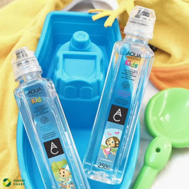 【AQUA Carpatica 喀爾巴阡】即期良品 天然礦泉水兒童PET瓶250mlx2箱 共48入