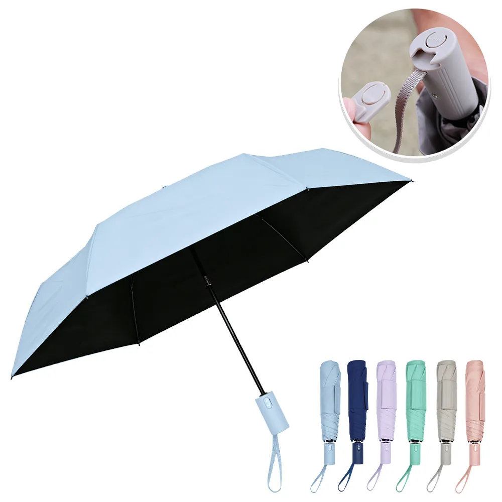 【JOJOGO 揪揪購】買一送一 超速乾秒收輕羽傘 速乾傘 自動傘 輕量傘 晴雨傘 黑膠傘