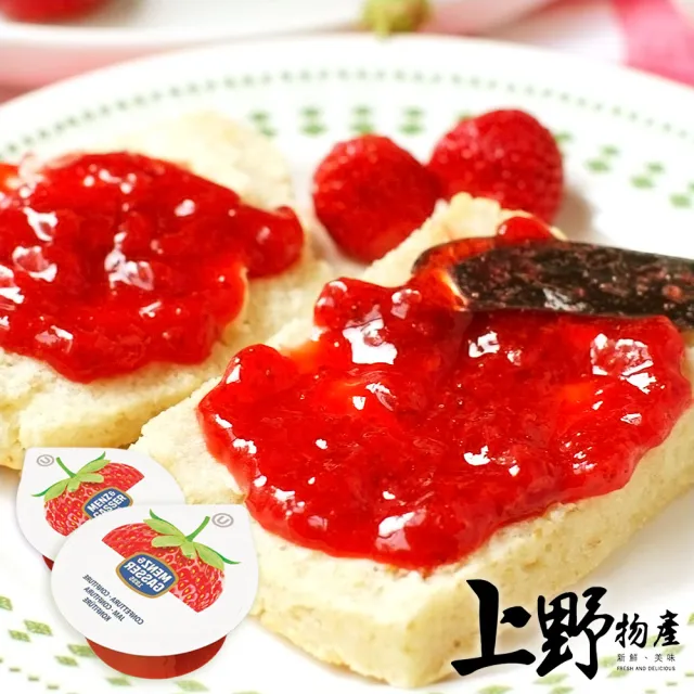 【上野物產】12包 冷凍 草莓果醬 140g/10個/包 (年菜)