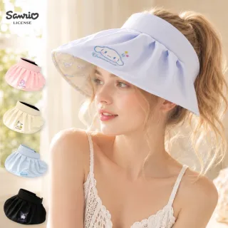 【SANRIO 三麗鷗】父親節送禮精選 正版授權夏季防曬透氣涼爽成人貝殼帽遮陽帽凱蒂貓帕恰狗美樂蒂酷洛米