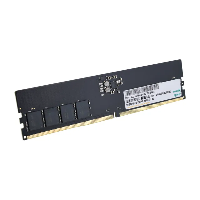 2入組【Apacer 宇瞻】DDR5 5600 16GB 桌上型記憶體(PC RAM DDR5 16Gx2 _32G)