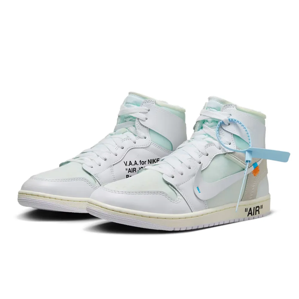 【NIKE 耐吉】Virgil Abloh Archive x Jordan 1 Retro High 冰藍 聯名 解構 運動鞋 男鞋 AA3834-100
