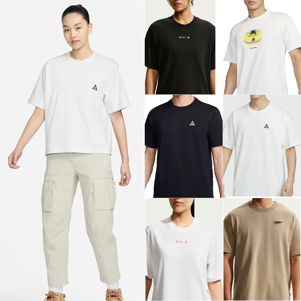【NIKE 耐吉】運動上衣 休閒上衣 短袖 LOGO T恤 ACG 男 運動 健身 多款(DC5357-010&)
