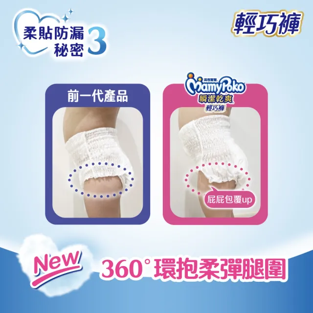 【滿意寶寶】獨家-瞬潔乾爽輕巧褲L-XXL 2箱組(褲型/日本製)