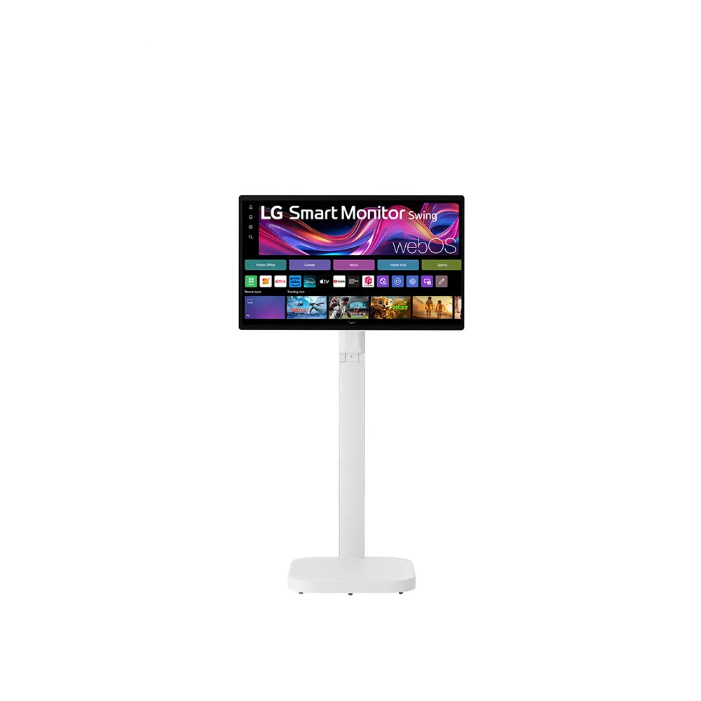 【LG 樂金】家電快配★32型SmartMonitor 4K移動式觸控智慧螢幕斜槓機/閨蜜機/顯示器/移動電視(32U889SA-W)