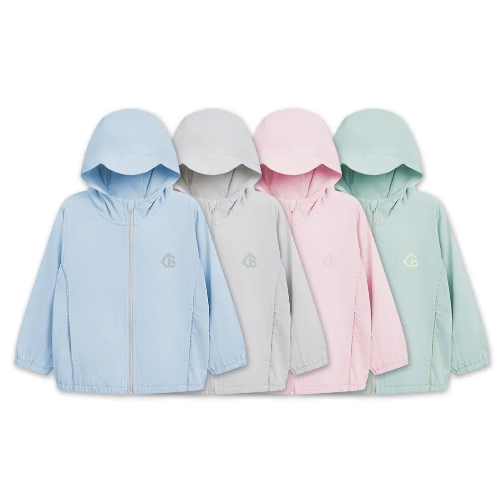 【奇哥】CHIC BASICS系列 男女童裝 涼感連帽外套-長效涼爽+抗UV (1-4歲 防曬)